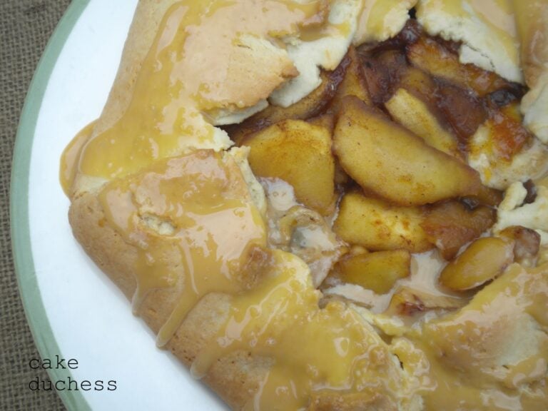 Apple Galette wtih Sicilian Salted Caramel