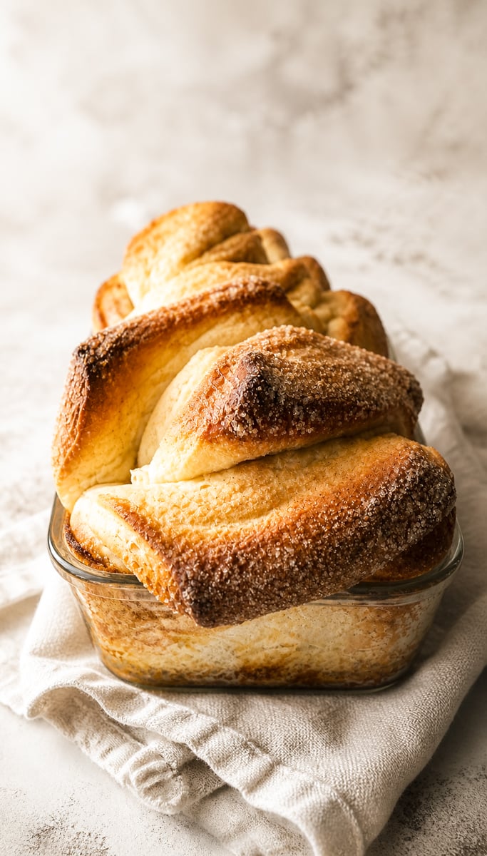 This Cinnamon Sugar Pull-Apart Bread is made completely from scratch and totally irresistible! Soft and fluffy bread and a gooey cinnamon sugar filling make for the perfect weekend baking project.