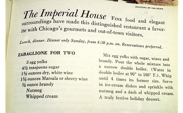 overhead image of vintage recipe