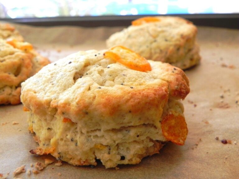 Kumquat Poppy Seed Scones