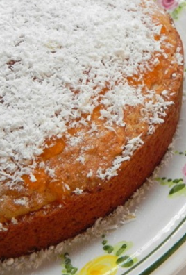 Coconut and Almond Cake {Torta di Cocco e Mandorle}