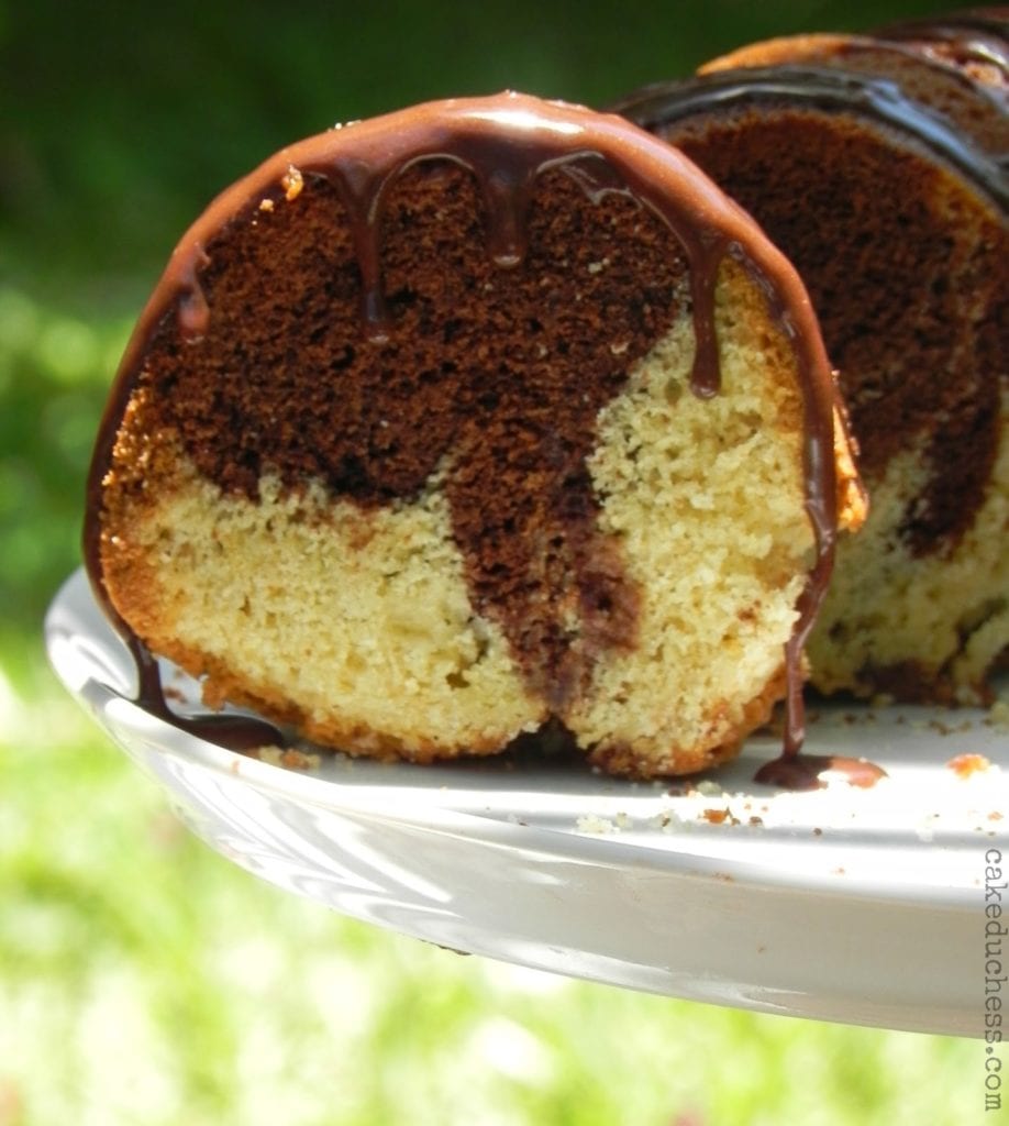 Double Chocolate Swirl Bundt Cake