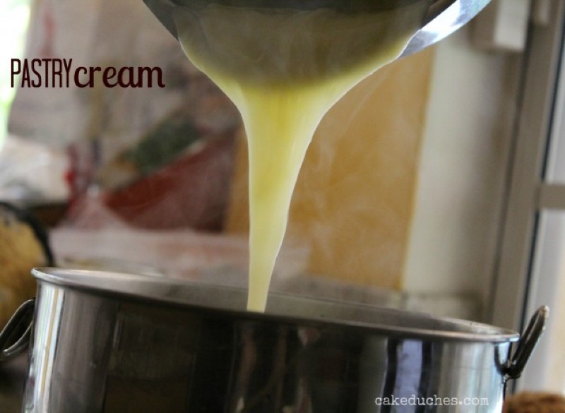 image of making pastry cream