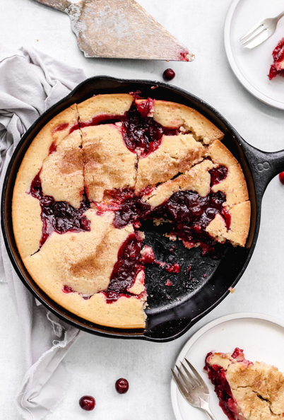 vegan cranberry coffee cake
