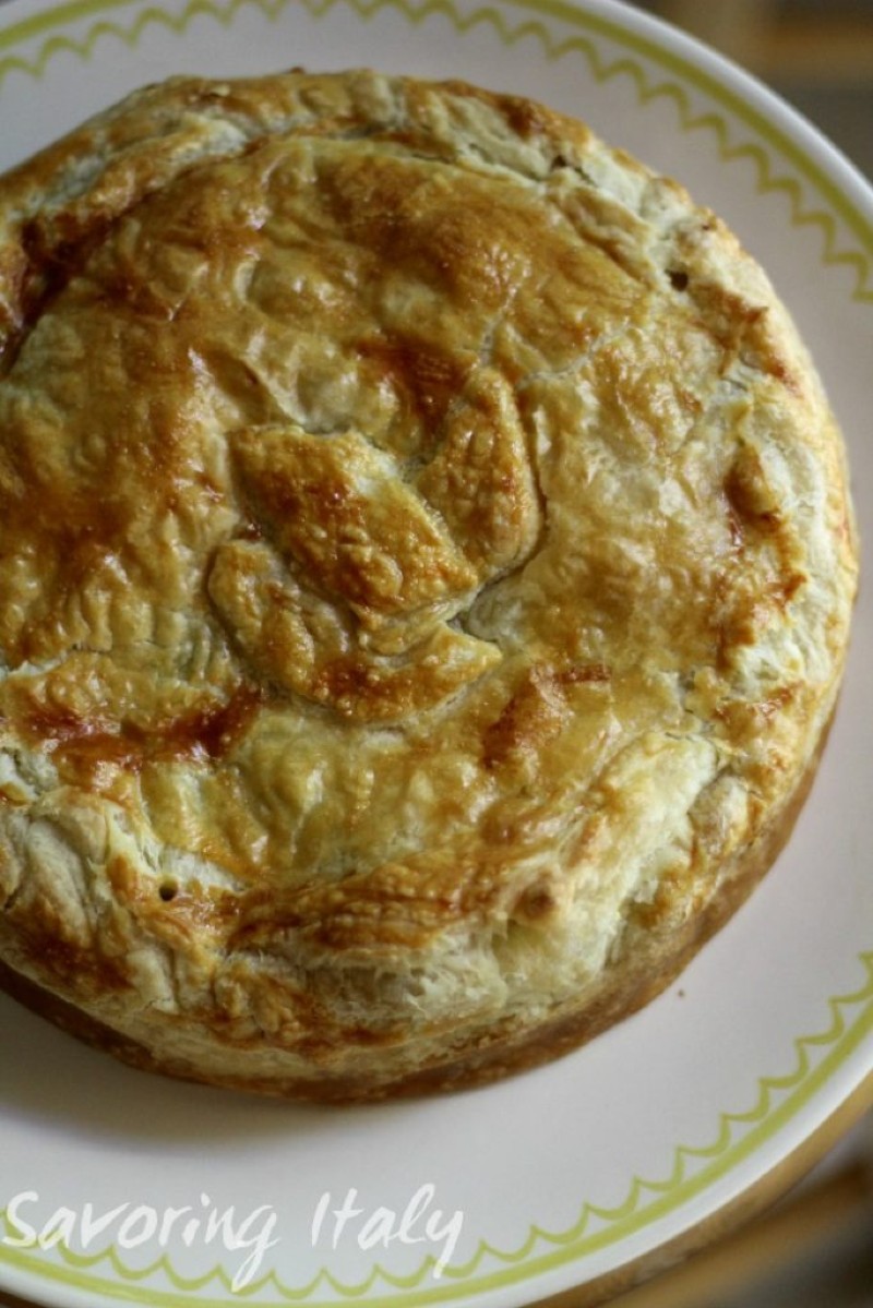 image of a pie on a plate