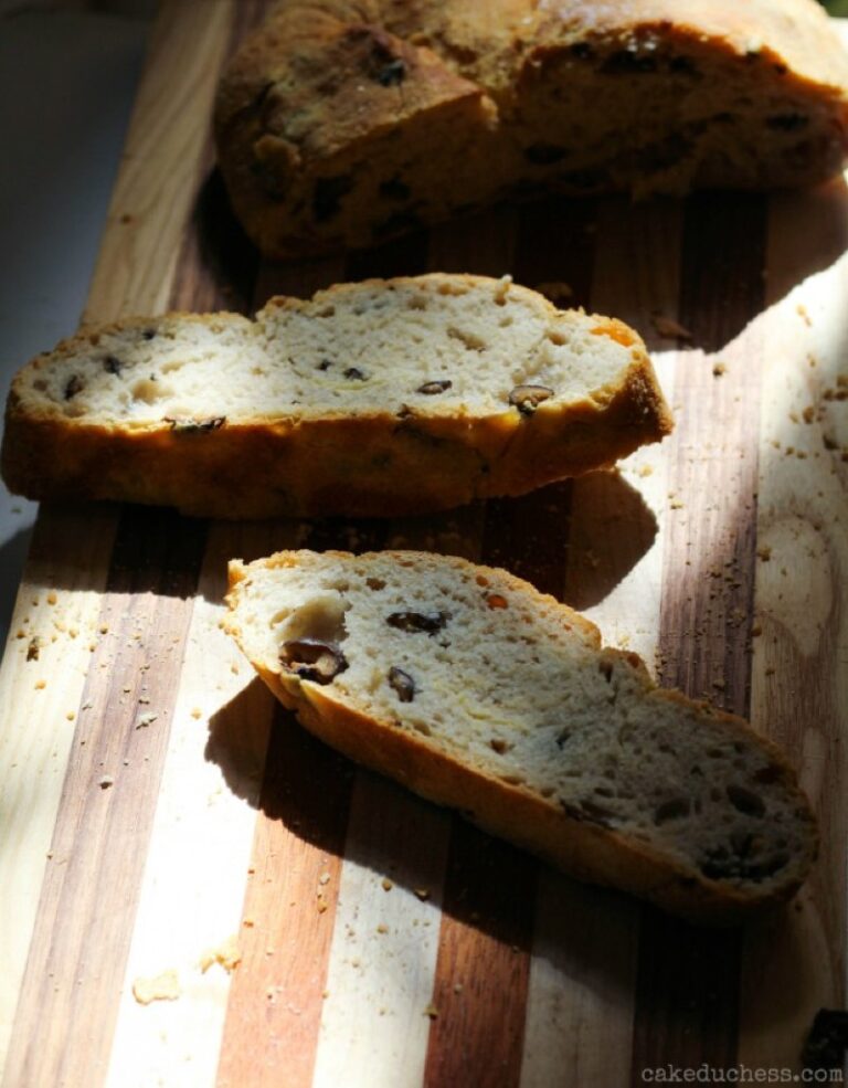 No-Knead Olive Bread