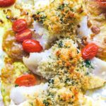 baked cod on foil
