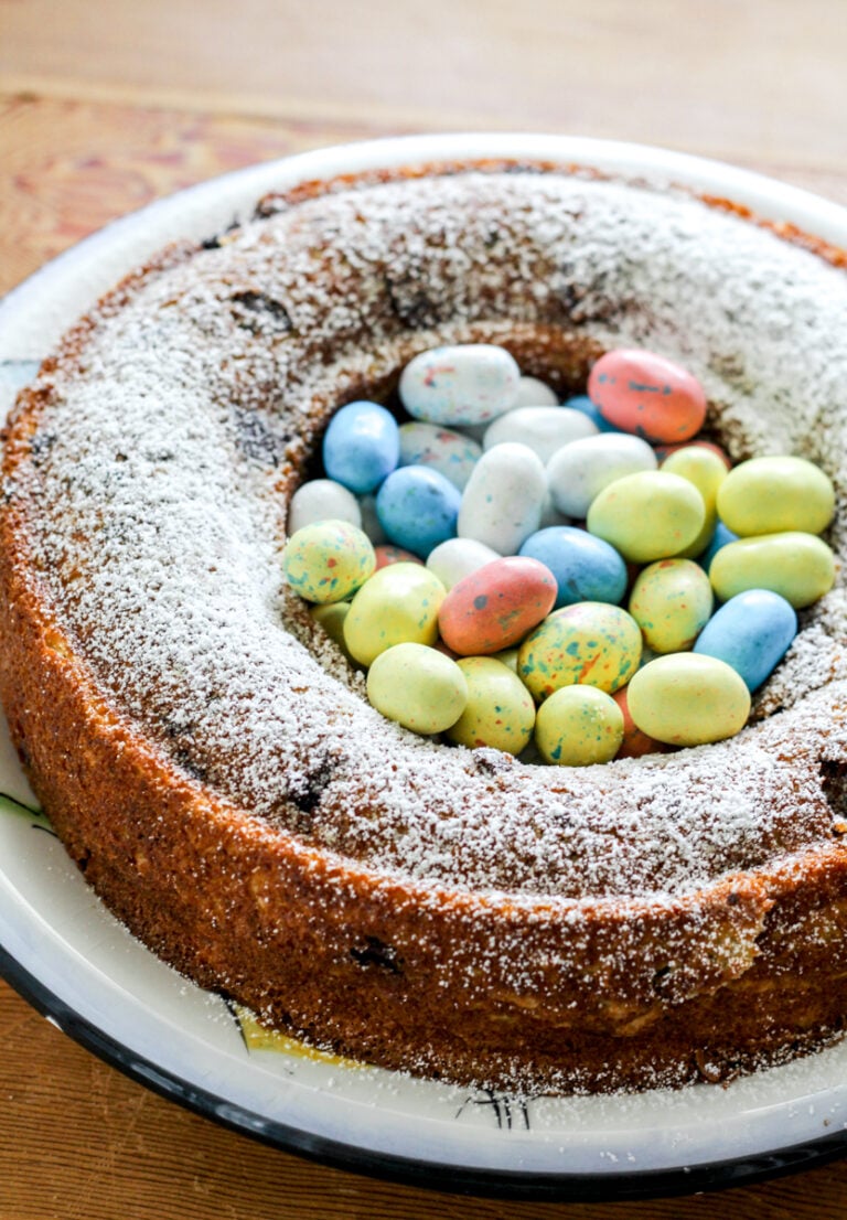 Ciambellone Recipe (Chocolate Chip Ricotta Cake)