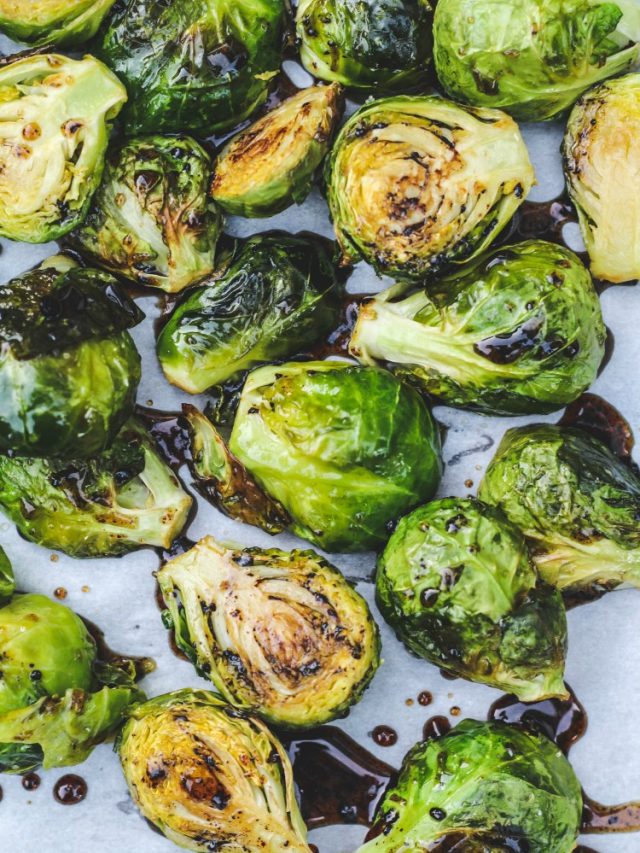 Honey Balsamic Roasted Brussels Sprouts Savoring Italy