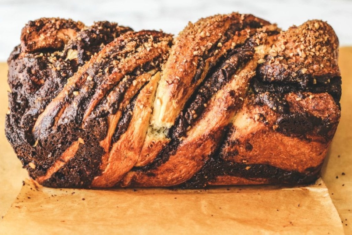 image of chocolate babka loaf