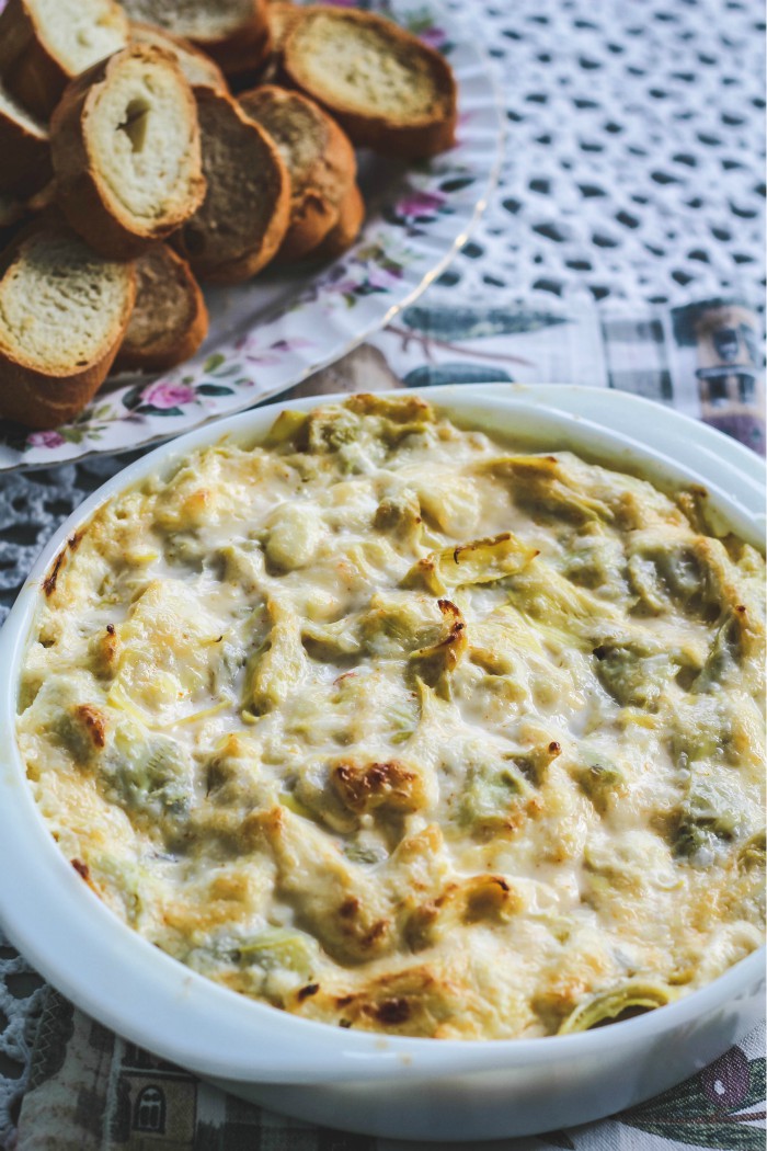 Easy Artichoke Dip with Cream Cheese Savoring Italy