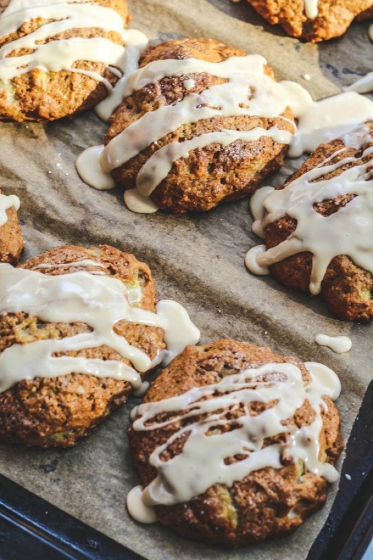 image of scones on a baking tray