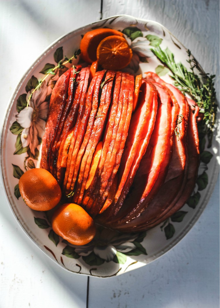 Rosemary Brown Sugar Glazed Spiral Ham Savoring Italy