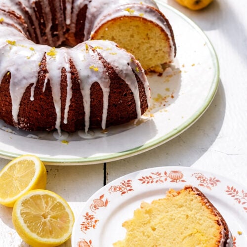 Lemon Curd Cake (Bundt Cake with Lemon Curd Filling)