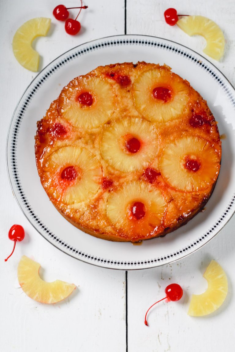 Best Ever Vegan Pineapple Upside Down Cake Savoring Italy