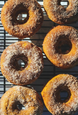 baked pumpkin spice donuts