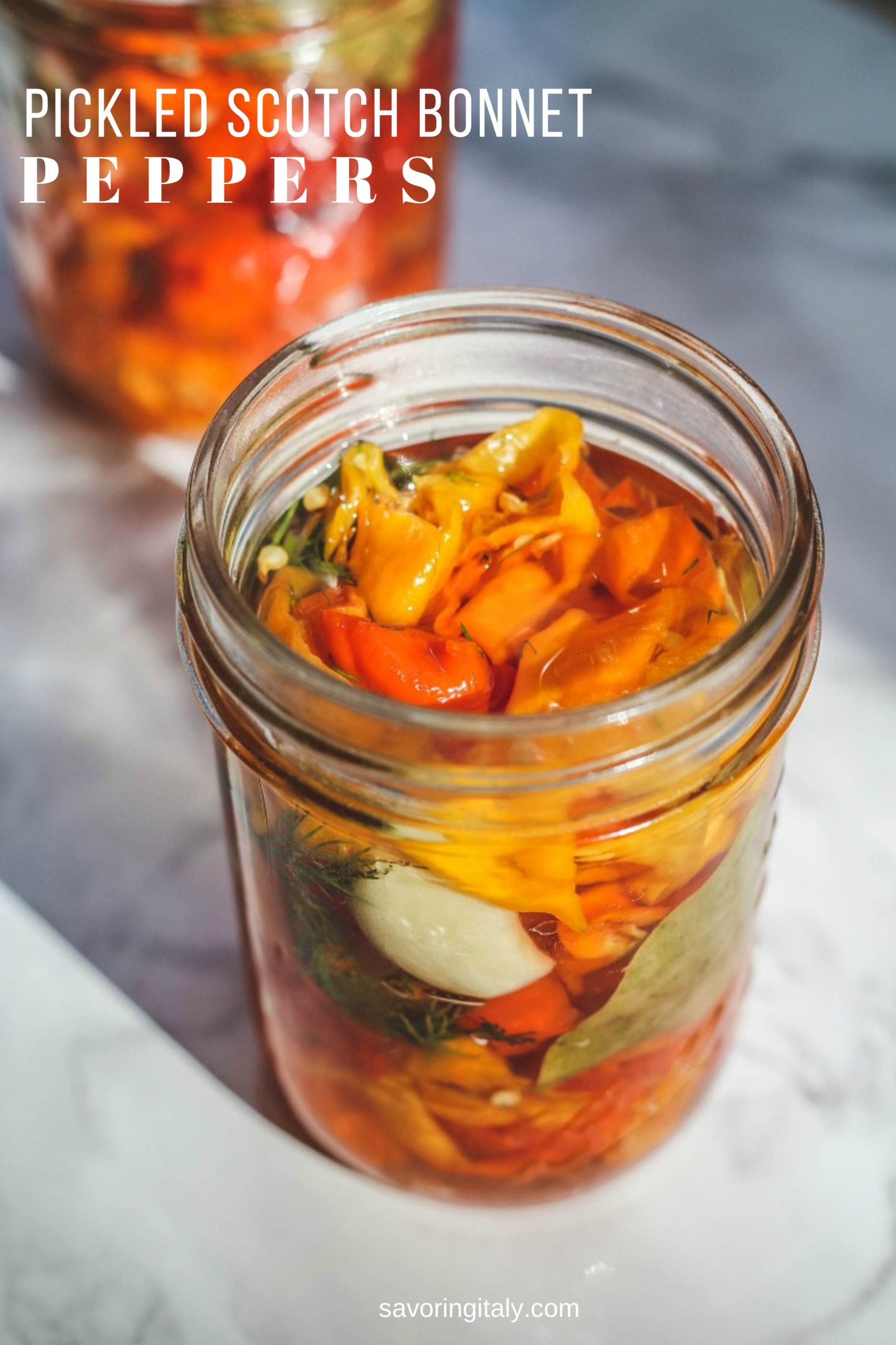 jar of peppers