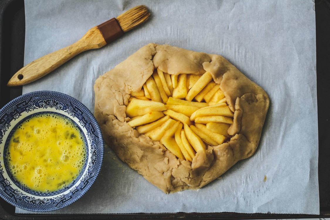 overhead image of pie 