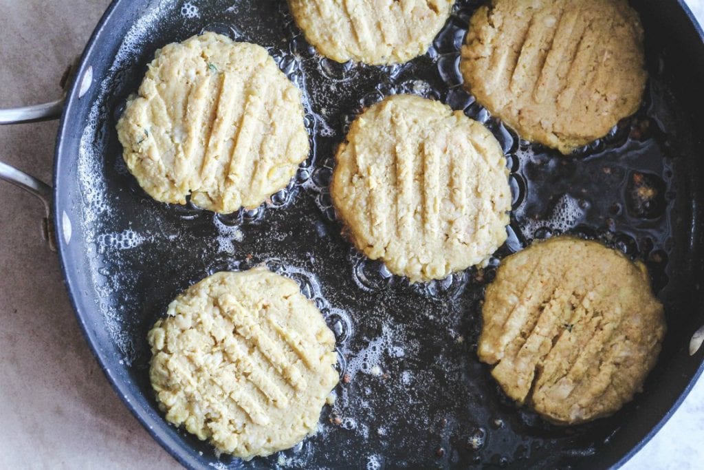 Vegane KichererbsenPatties Mefics