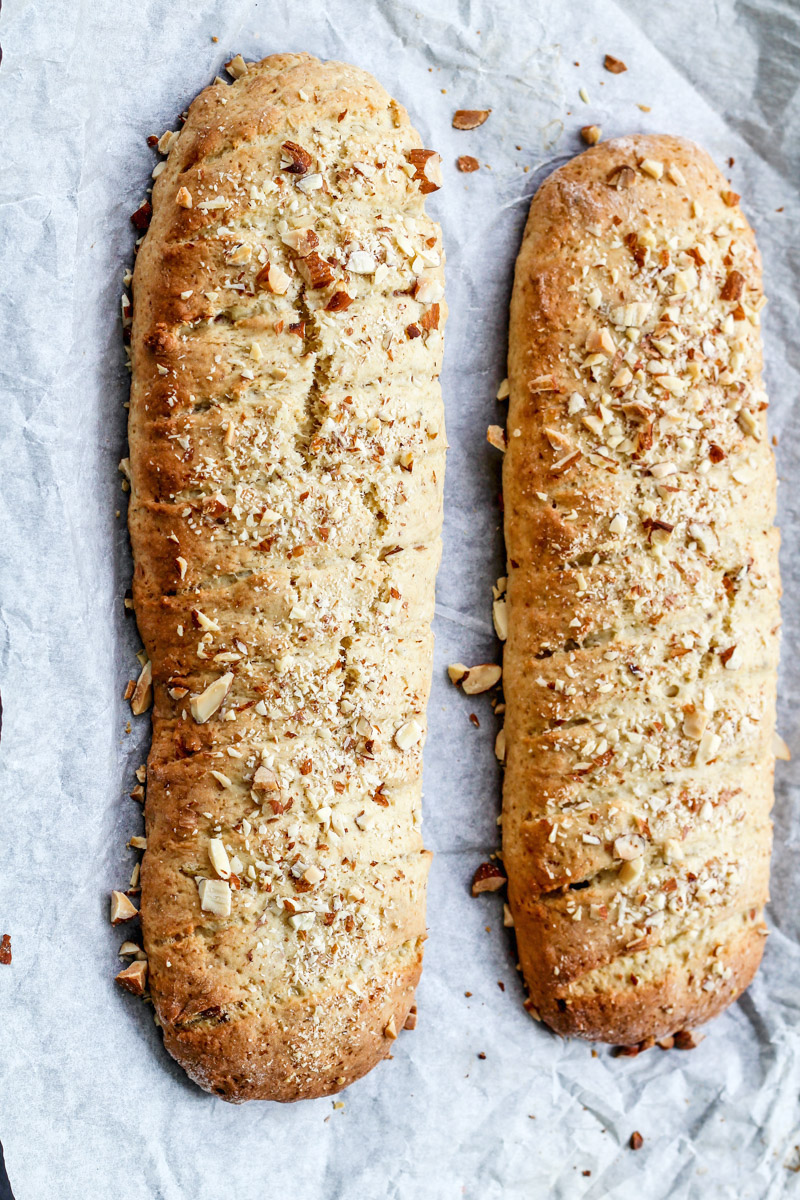 image of banana bread cookie logs