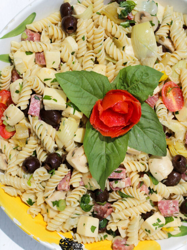 Antipasto pasta salad recipe.
