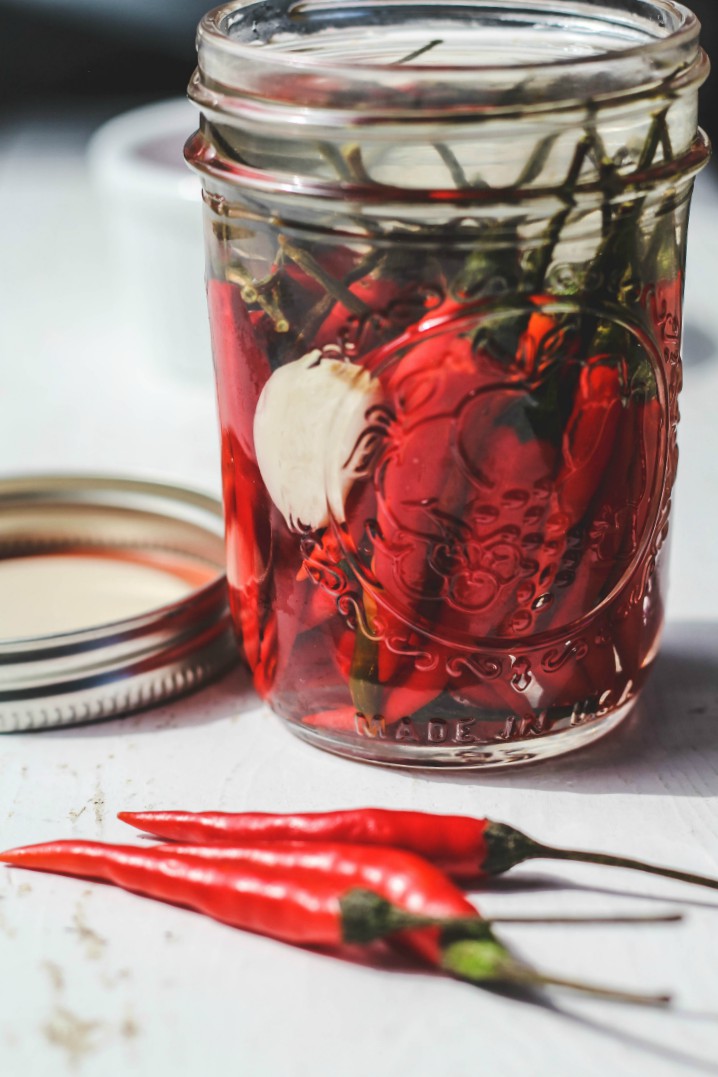 Easy Pickled Thai Chili Peppers-image