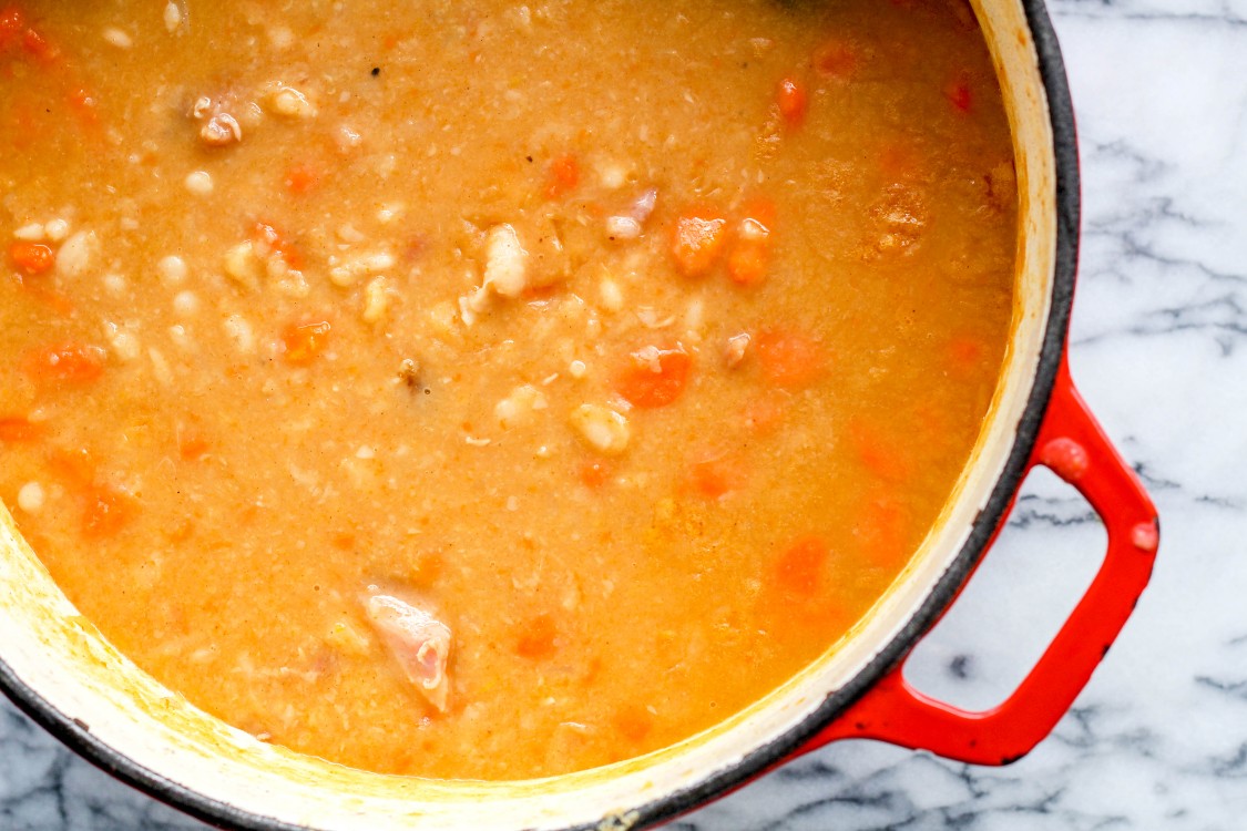 image of Hungarian ham and bean soup
