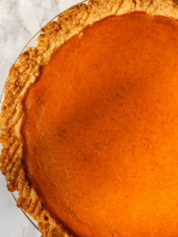 vegan maple pumpkin pie