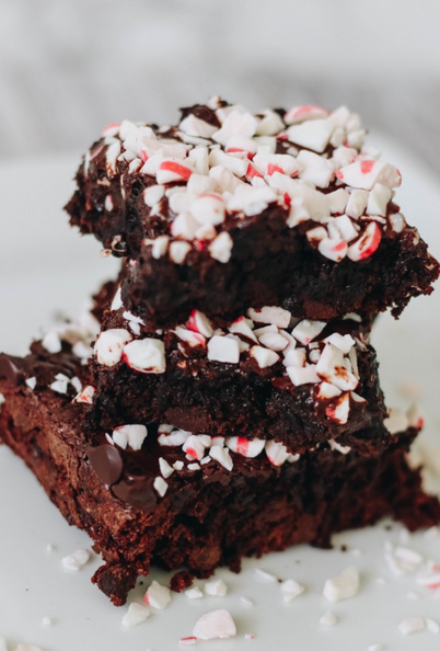 Easy Peppermint Brownies