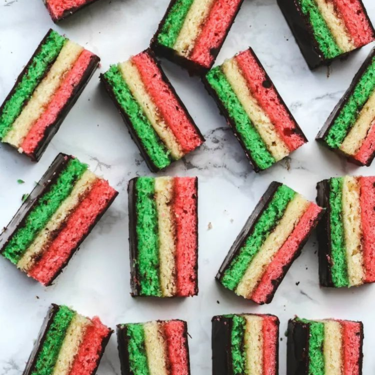 italian rainbow cookies