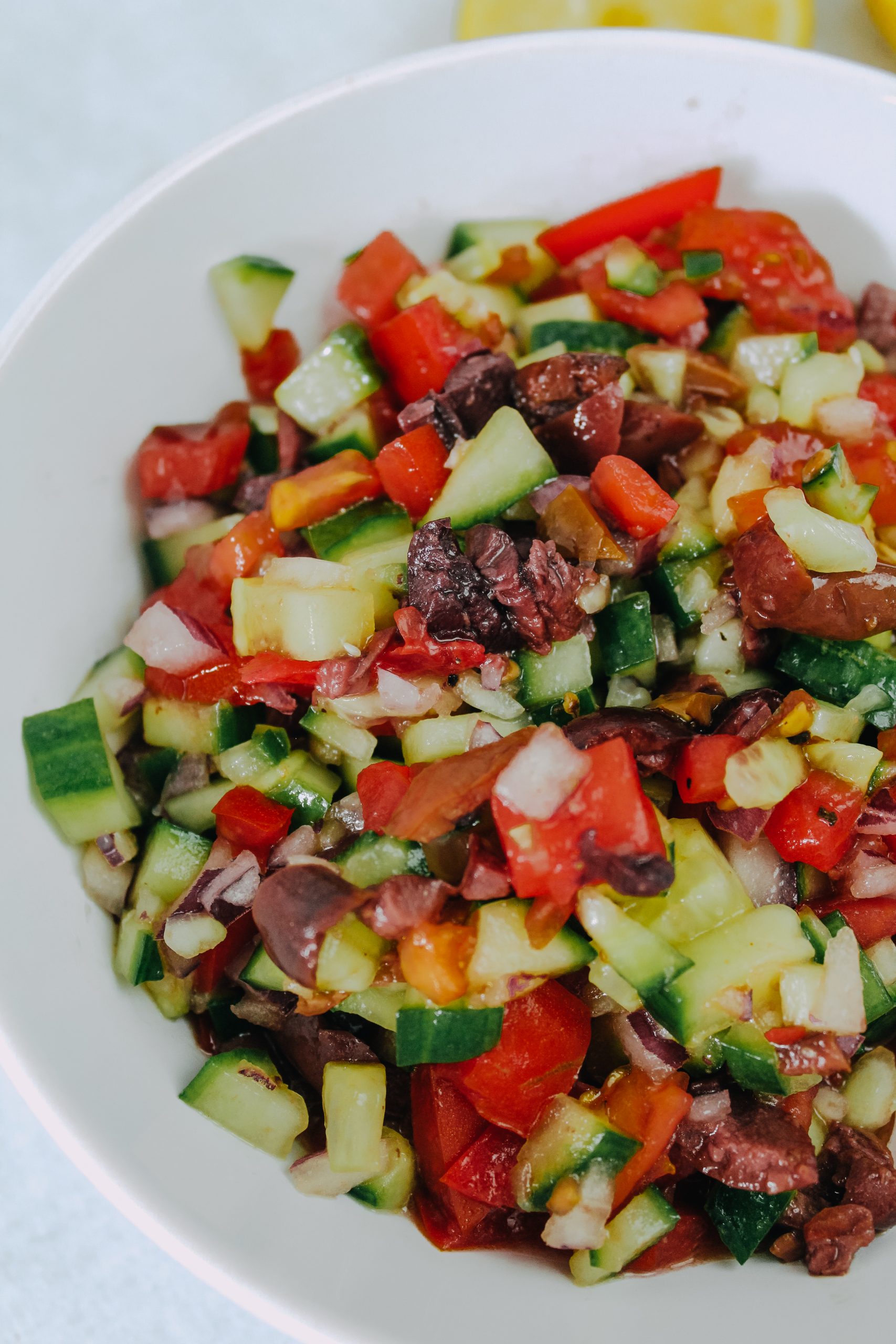 Mediterranean Chopped Salad - FeelGoodFoodie