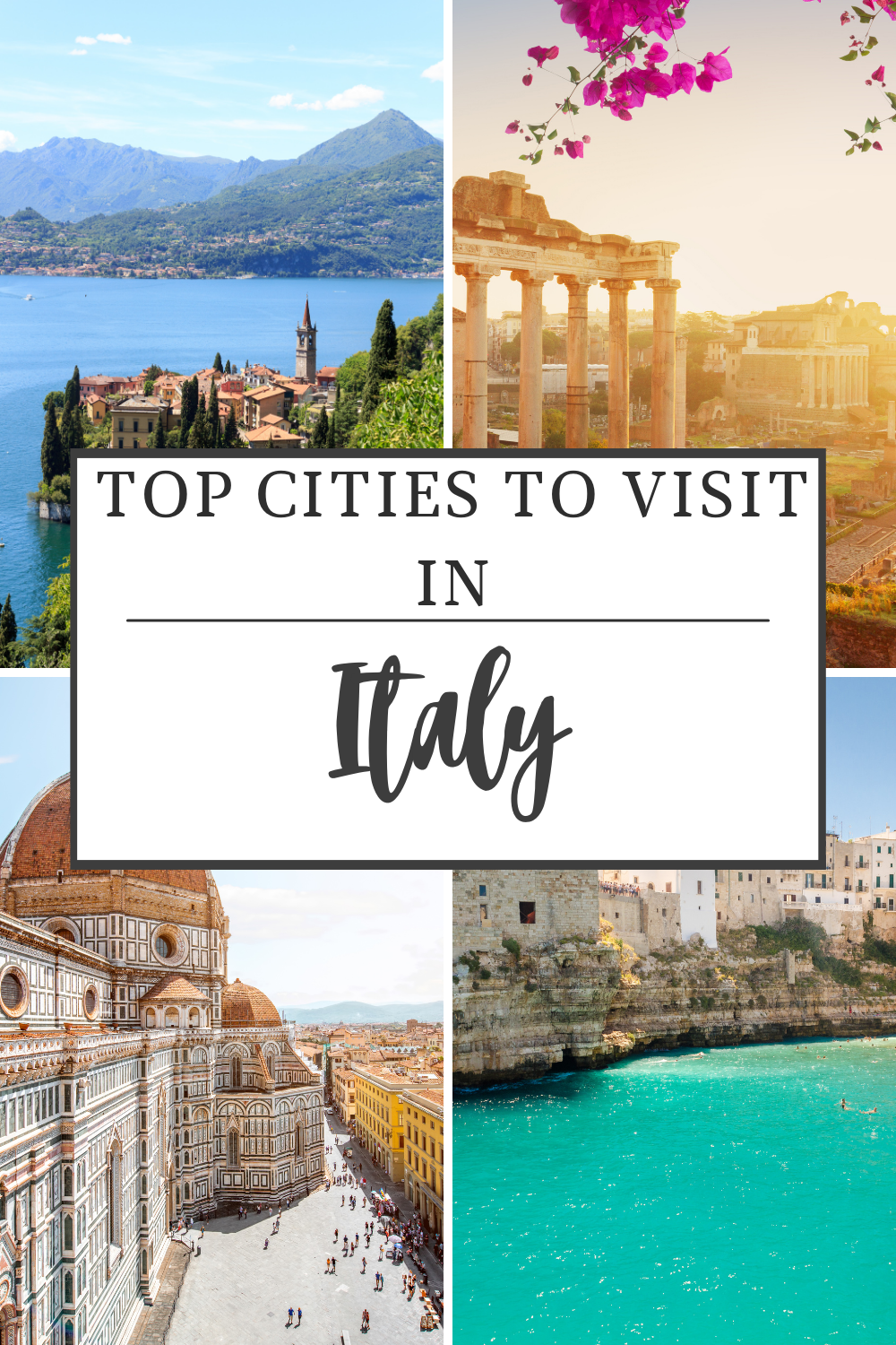 Top cities to visit in italy.
