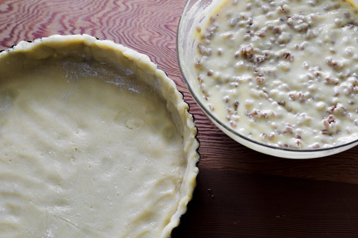ingredients for pastiera napoletana.