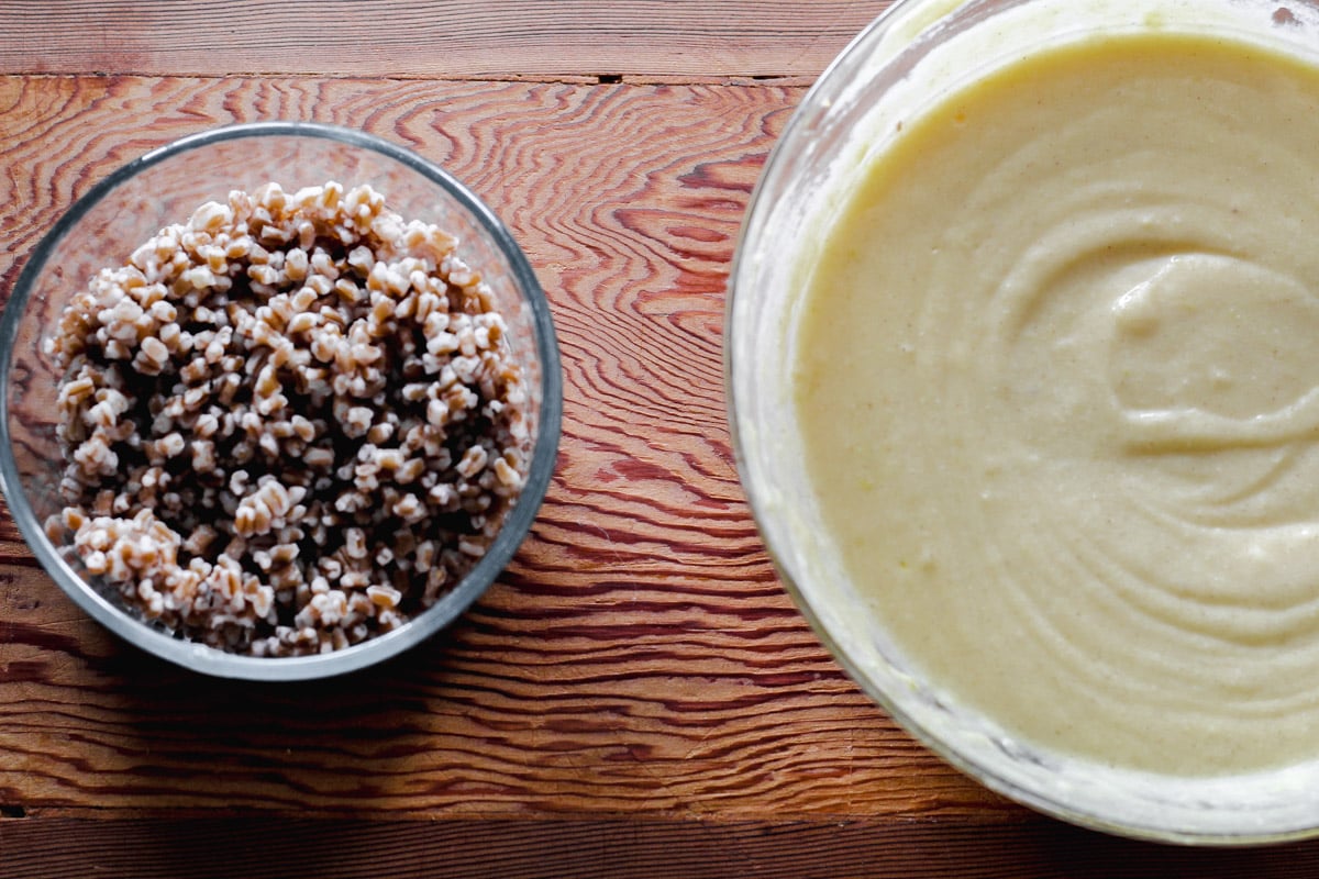 ingredients for pastiera napoletana.