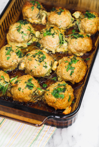 garlic rosemary whole30 meatballs