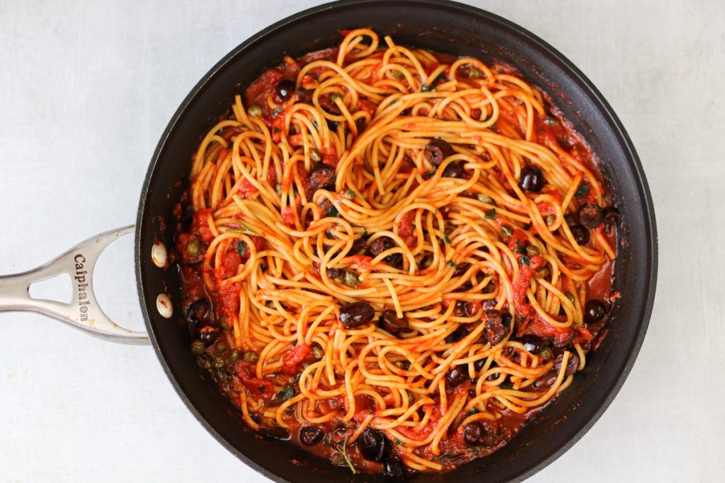 Easy Italian Pasta Puttanesca Recipe Savoring Italy