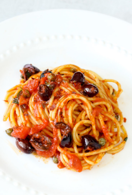 easy pasta puttanesca recipe