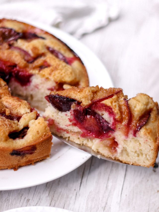Easy and Fast Italian Plum Cake Recipe Savoring Italy