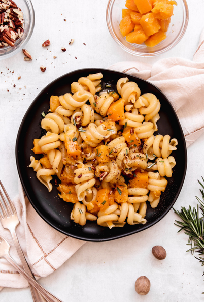 vegan butternut squash pasta