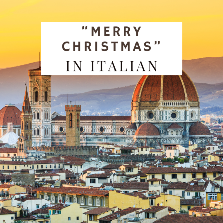 how to say merry christmas in italian.