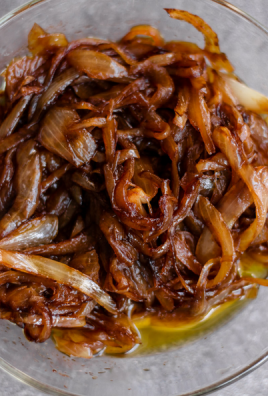easy caramelized onions with balsamic