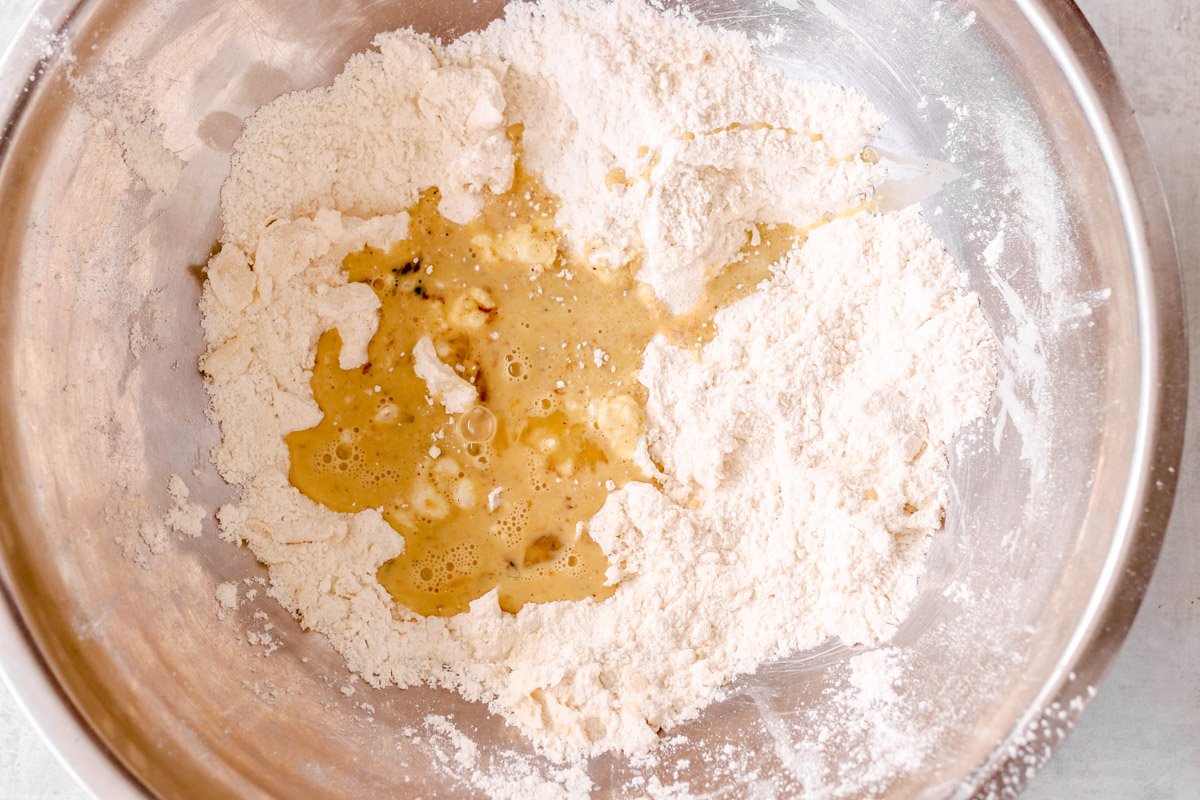image of baked goods in a mixing bowl.