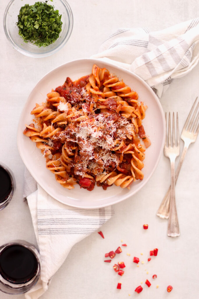 Easy Pasta all’Amatriciana (Classic Roman Recipe) Savoring Italy