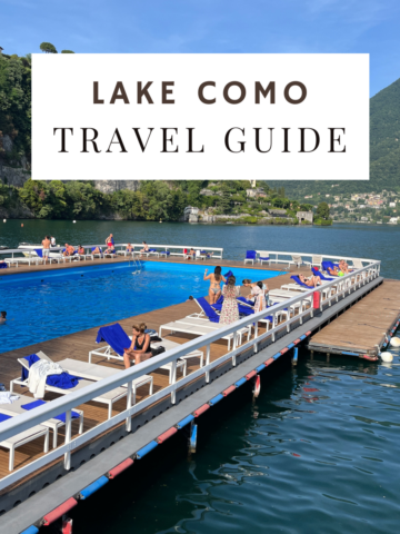 lake como travel guide cover