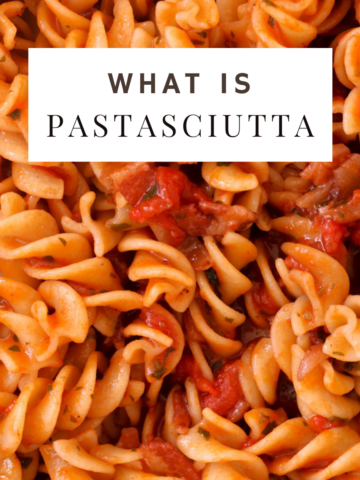 what is pastasciutta article