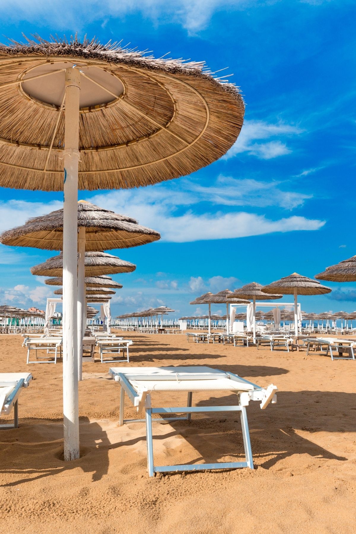 rimini beach umbrellas