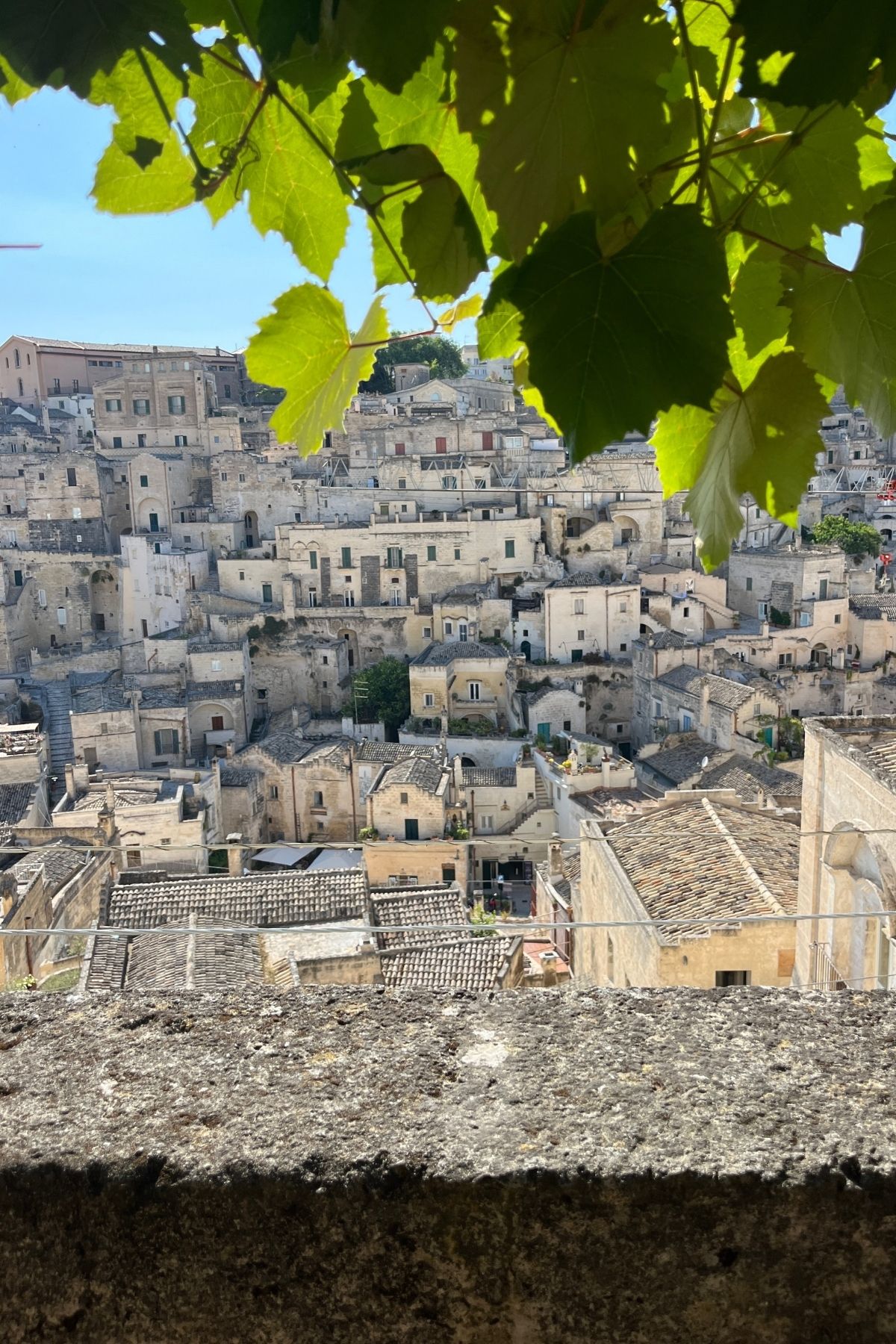 view of apartment i stayed in matera.