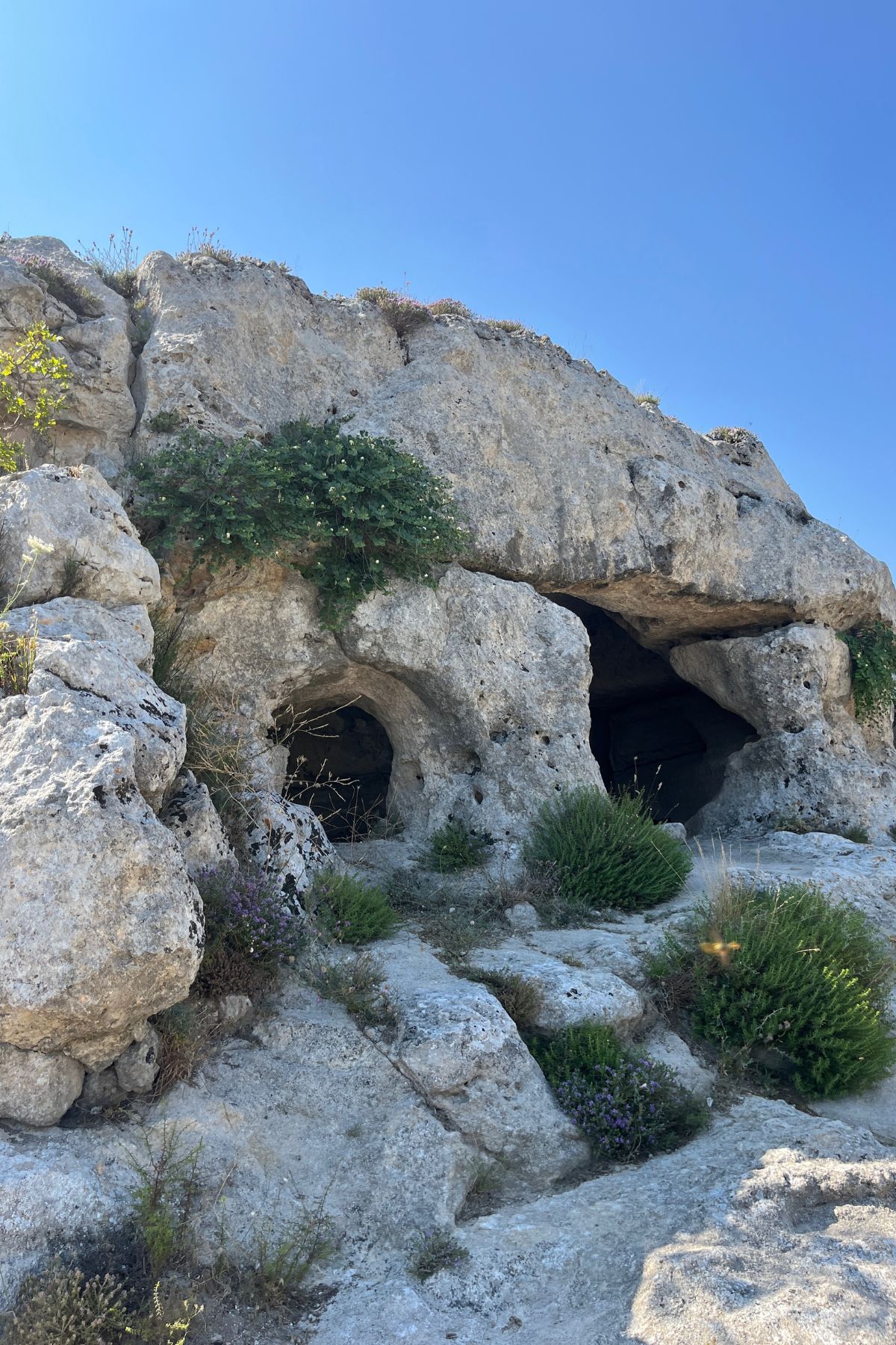 rock caves in matera.