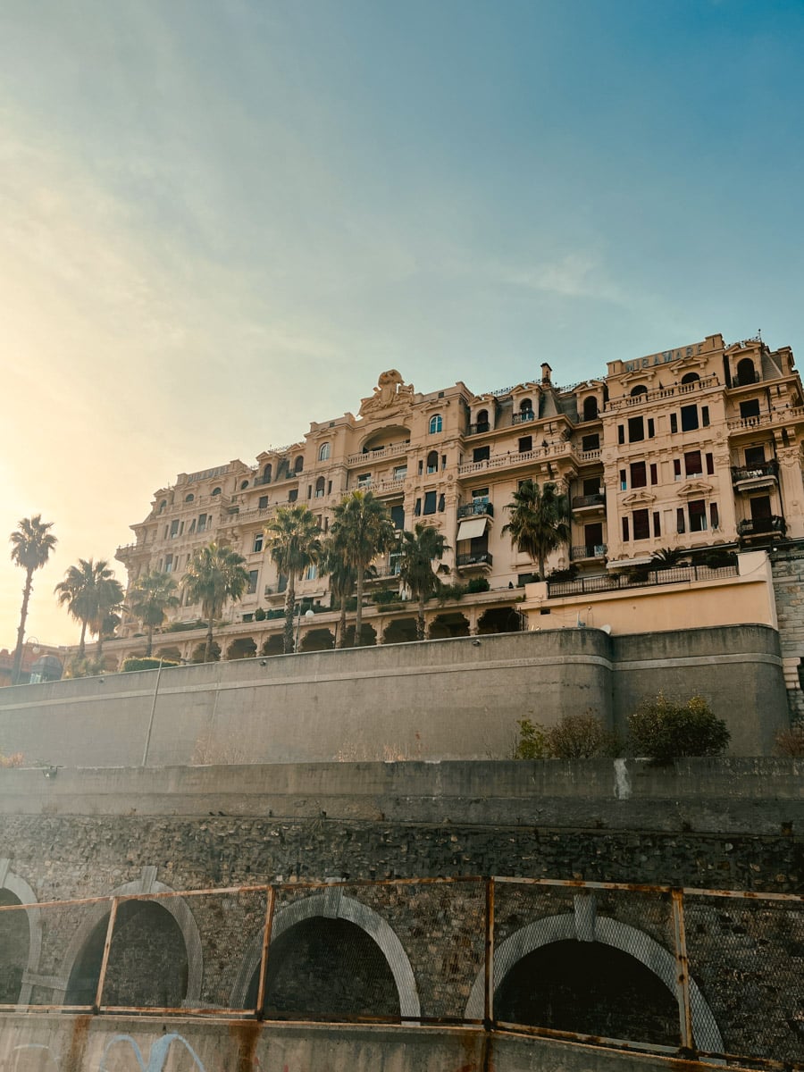 Genoa, Italy landscape.