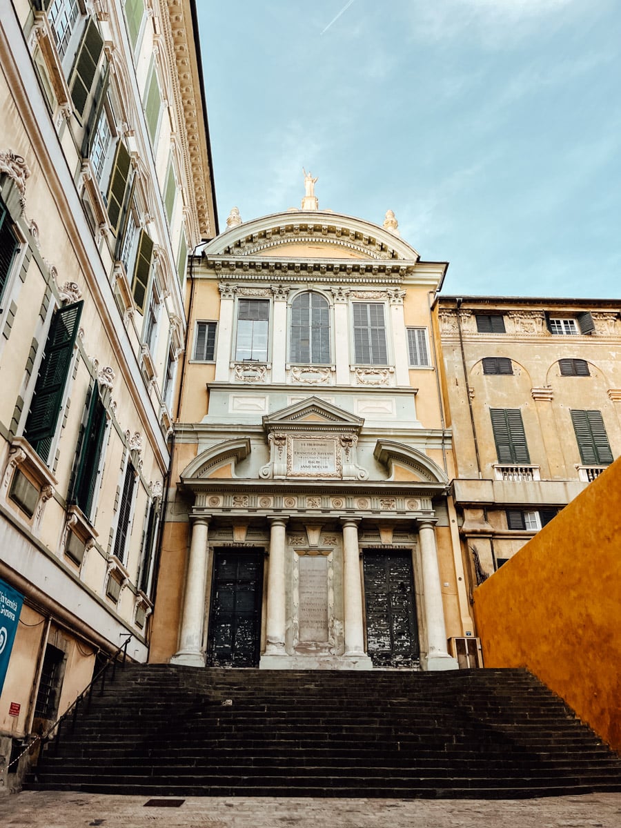 Genoa, Italy landscape.